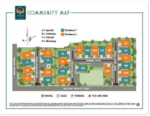 illustrated community site map